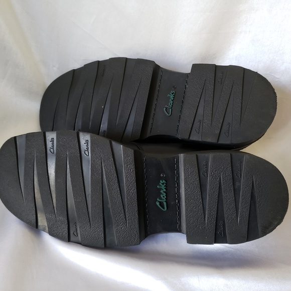 Clarks Oxford Leather Casual Dress laced Shoes 9 M - Picture 6 of 7